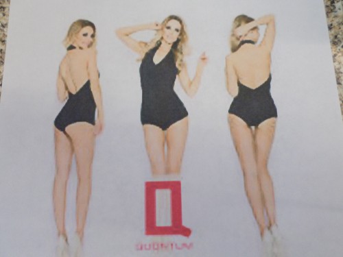 Quontum black pink backless - quontum, or