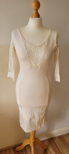Quontum cream bodycon - , dress
