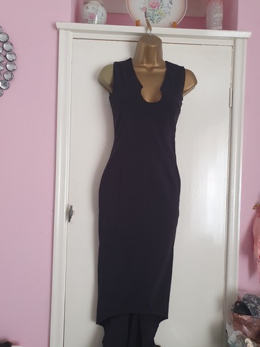 Quontum dress black stretch - black,